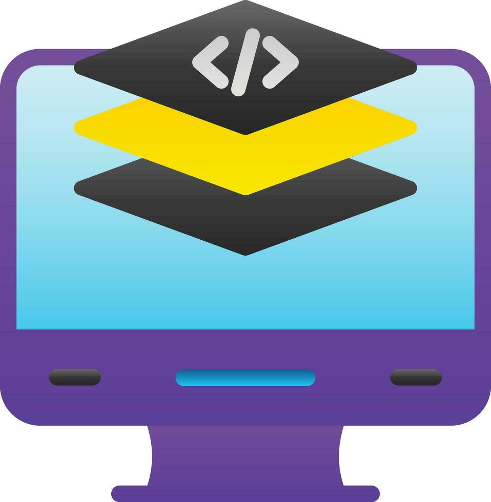 Computer Vector Icon Design