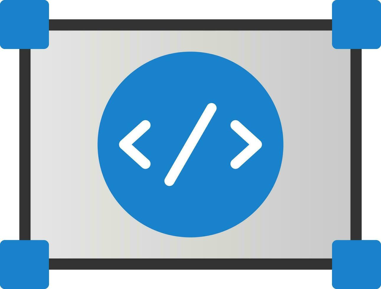 Coding Vector Icon Design