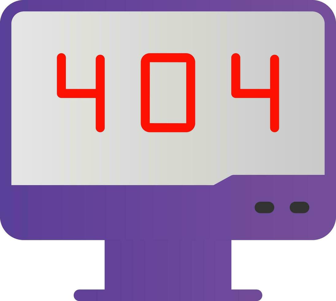 404 Vector Icon Design