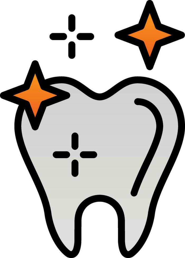 Healthy Tooth Vector Icon Design