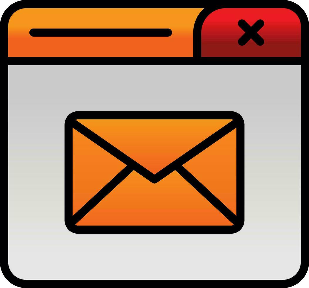 Contact Mail Vector Icon Design
