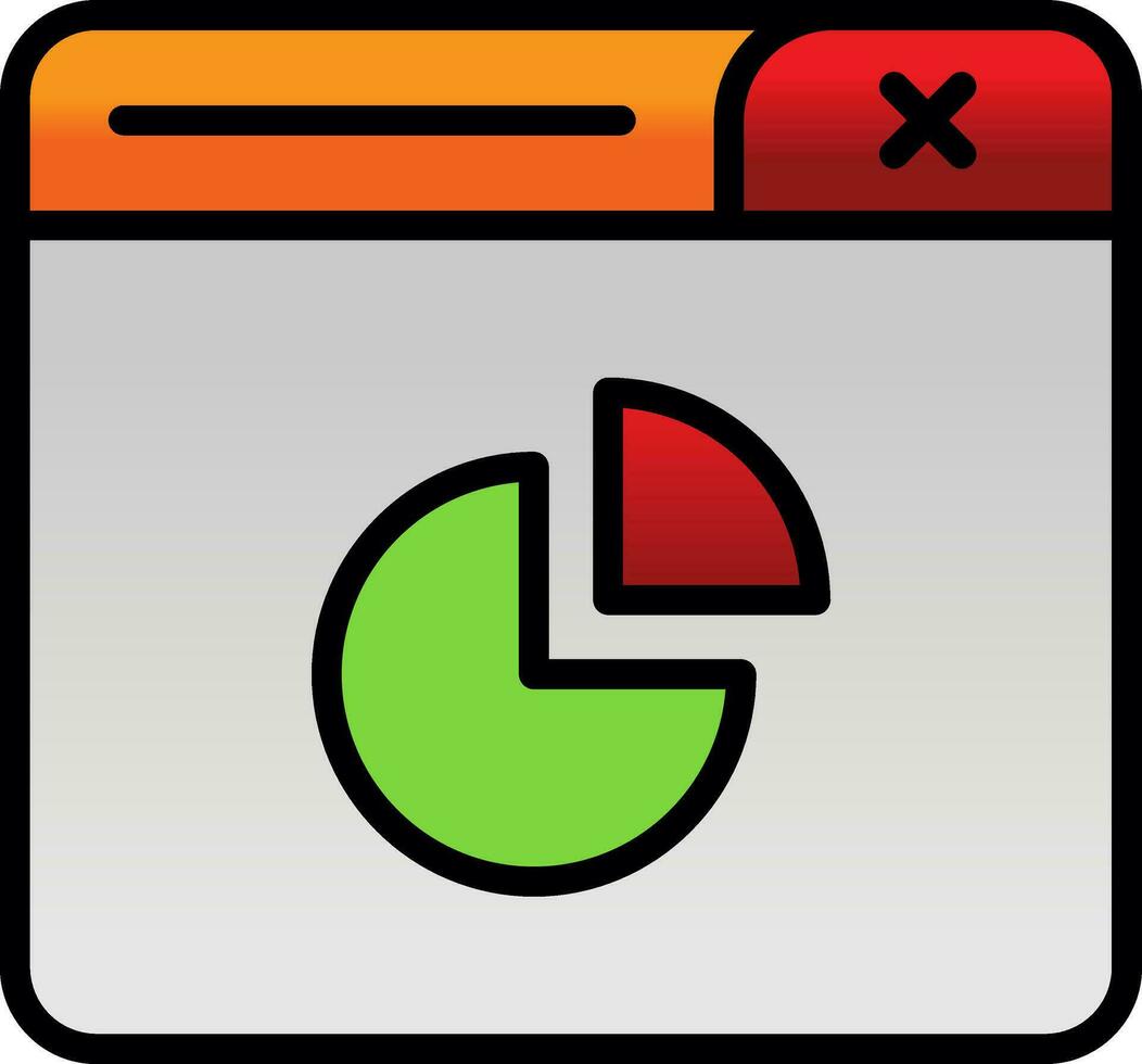 Chart Vector Icon Design