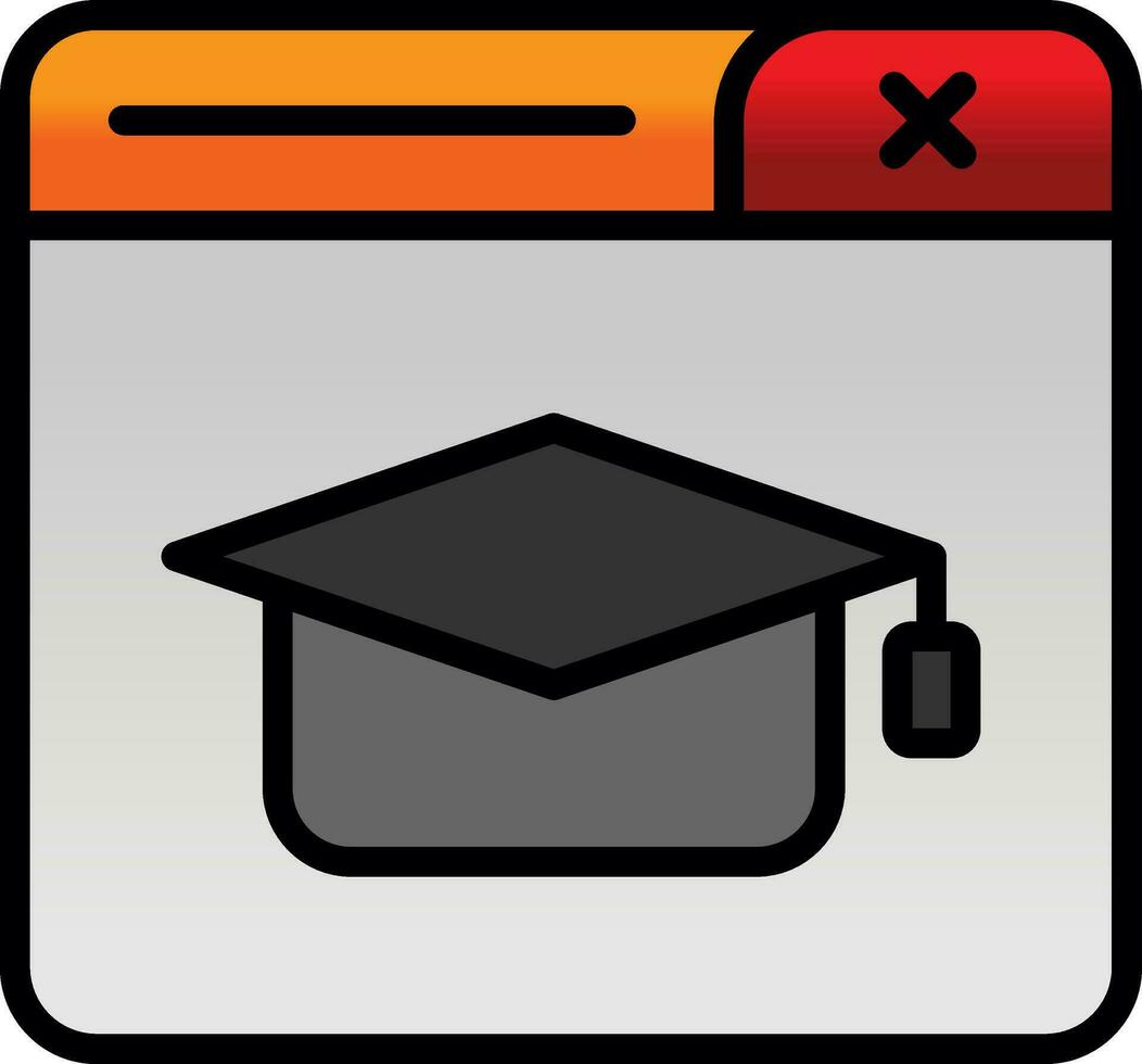 Online Education Vector Icon Design