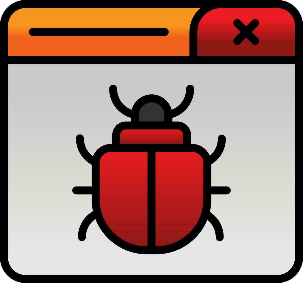 Bug Vector Icon Design
