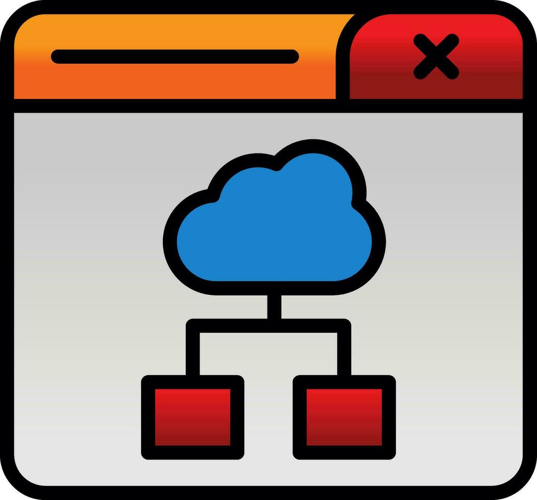 Cloud Computing Vector Icon Design