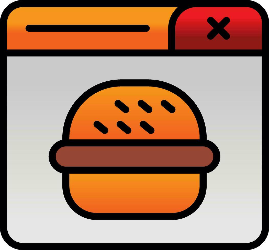 Fast Food Vector Icon Design