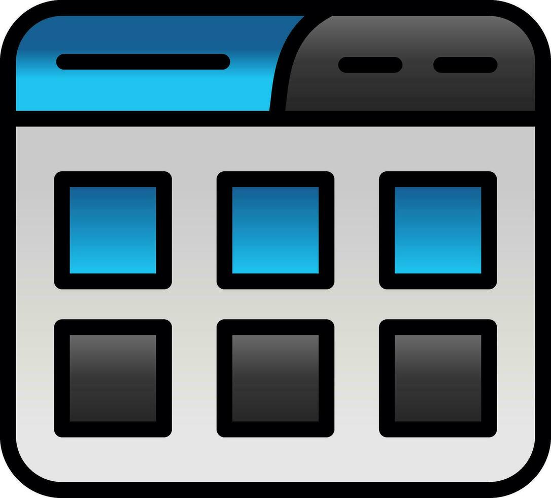 Thumbnails Vector Icon Design