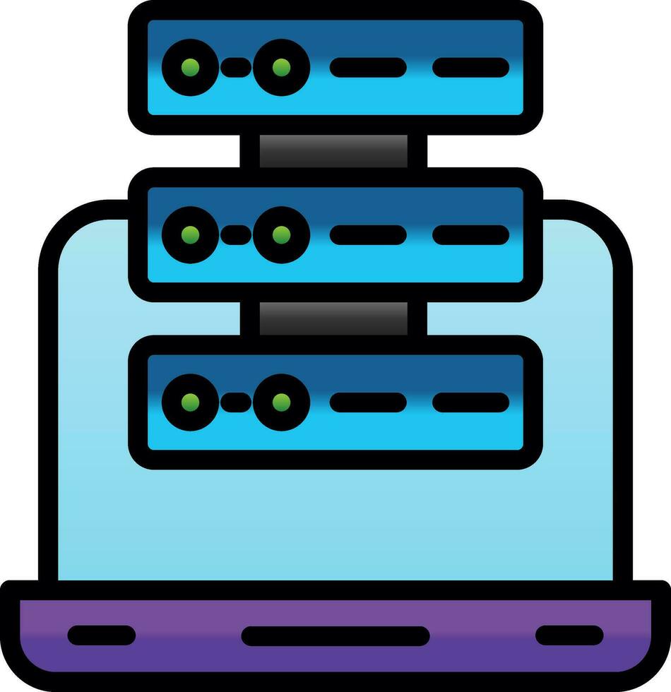 Database Vector Icon Design