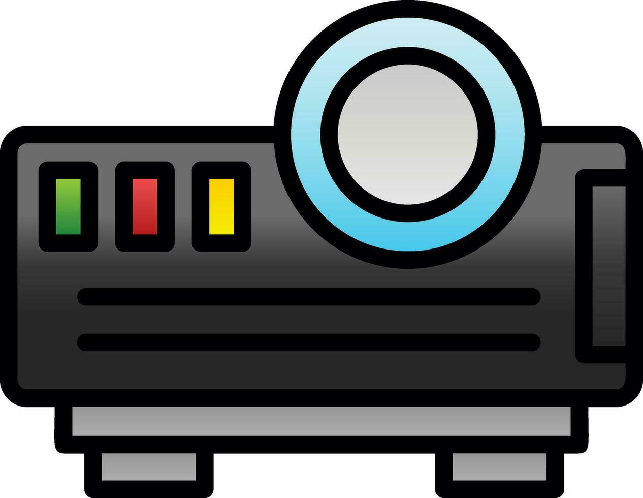 Projector Vector Icon Design