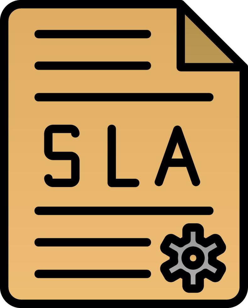 Sla Vector Icon Design