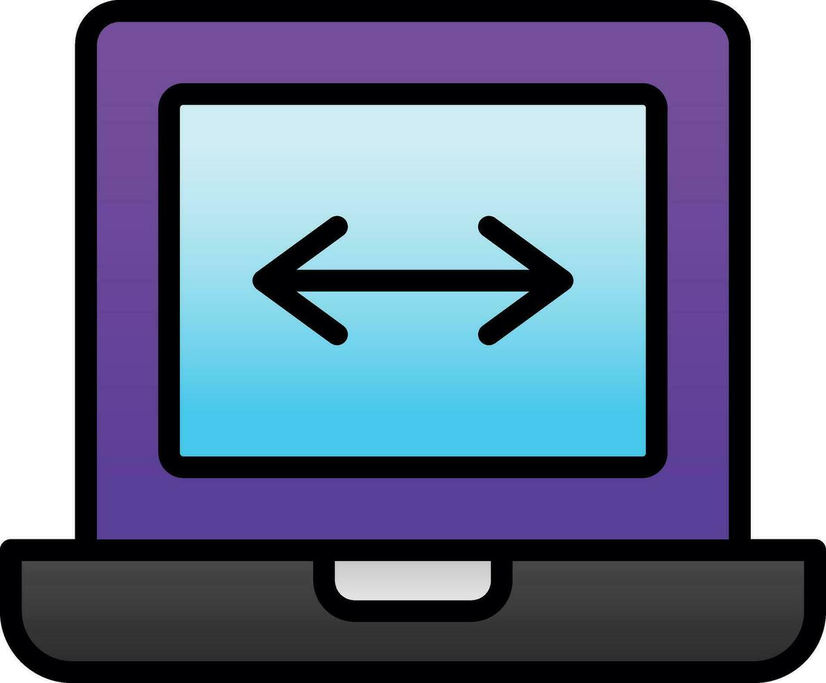 Laptop Vector Icon Design