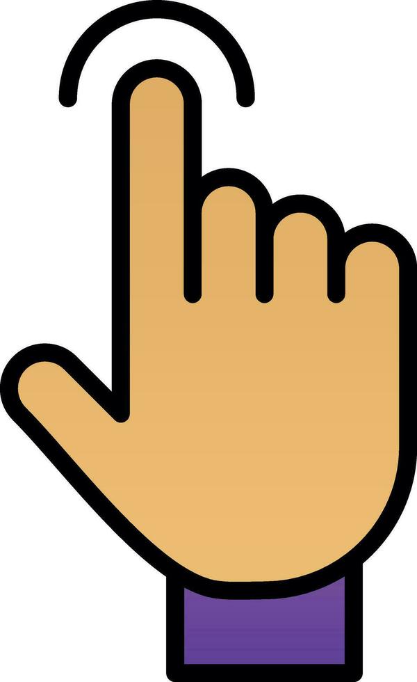 Tap Vector Icon Design