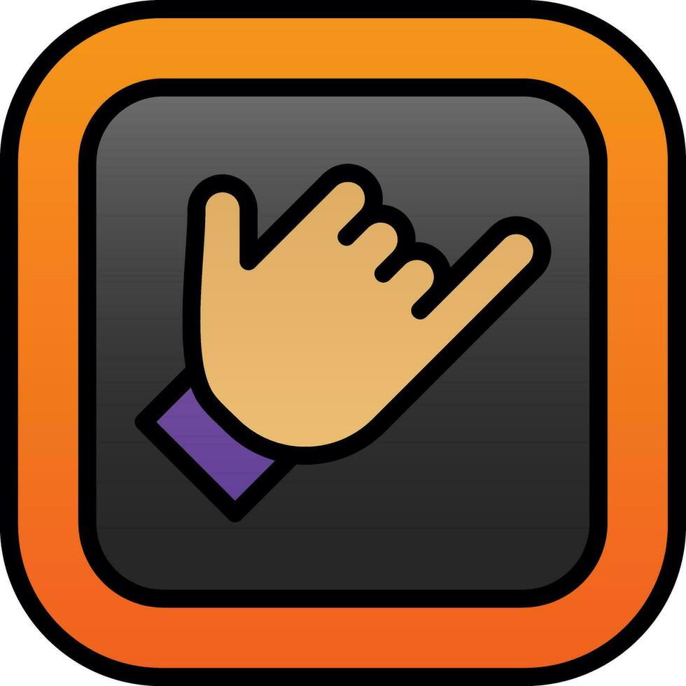 Little Finger Vector Icon Design