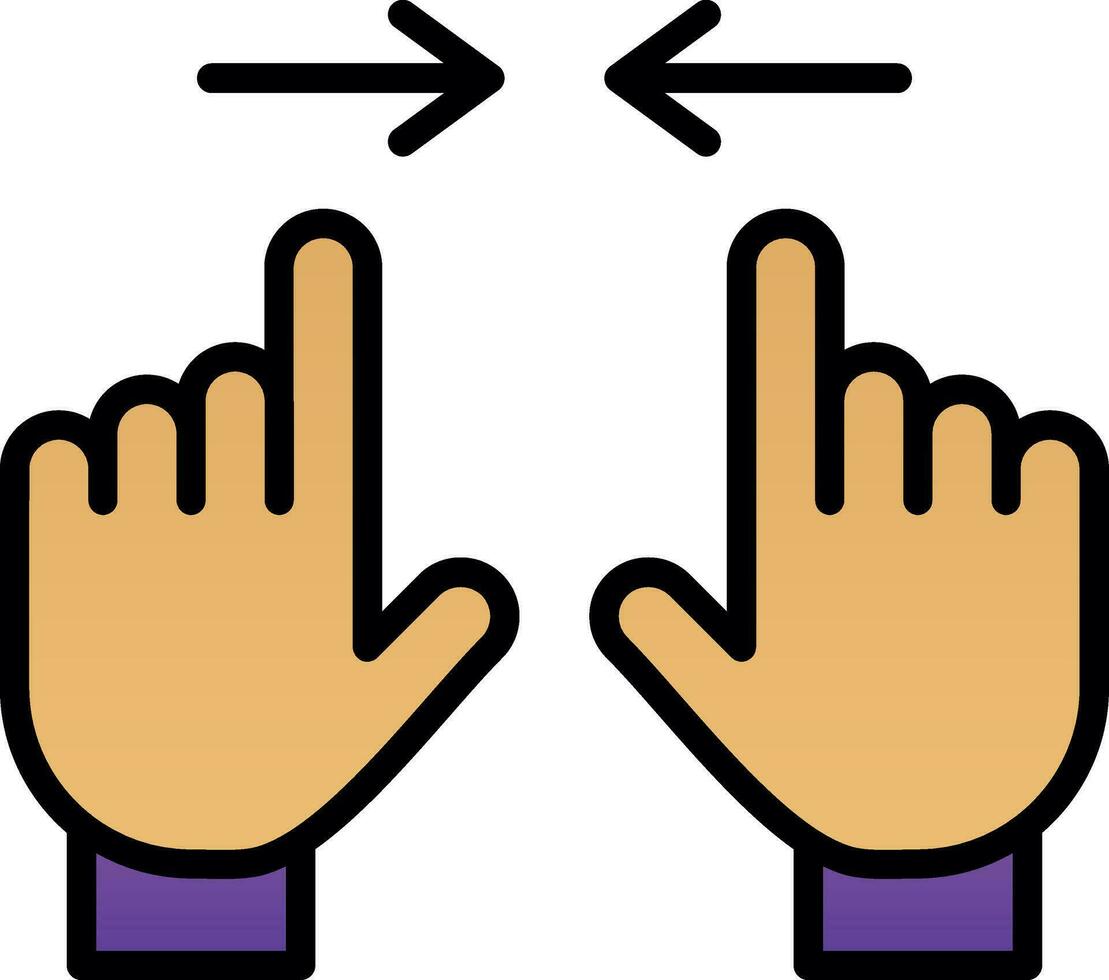 Zoom In Vector Icon Design