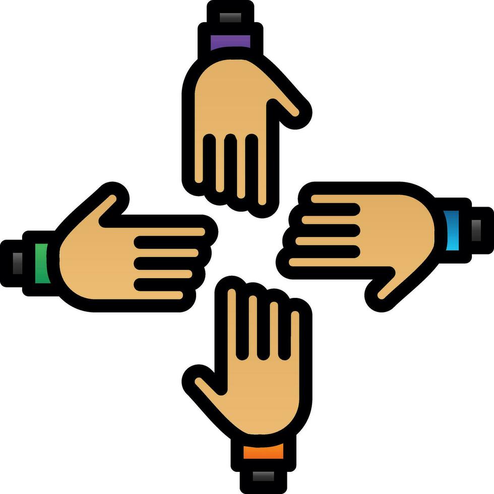 Team Work Vector Icon Design