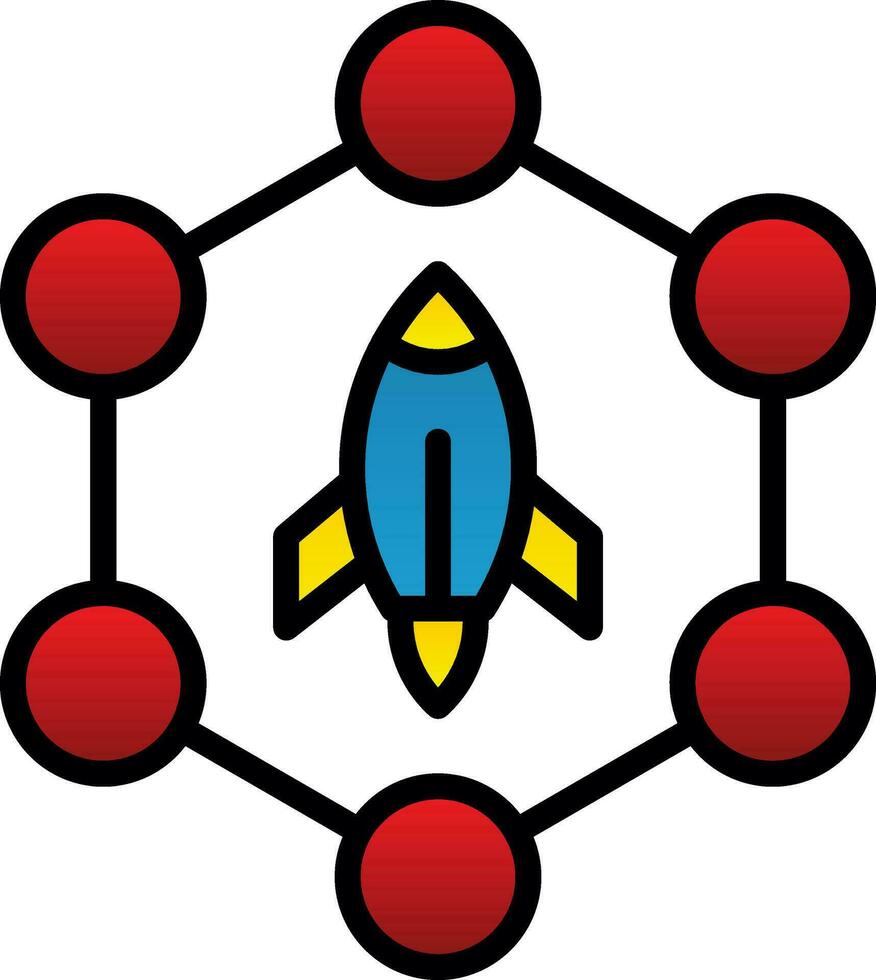Rocket Vector Icon Design