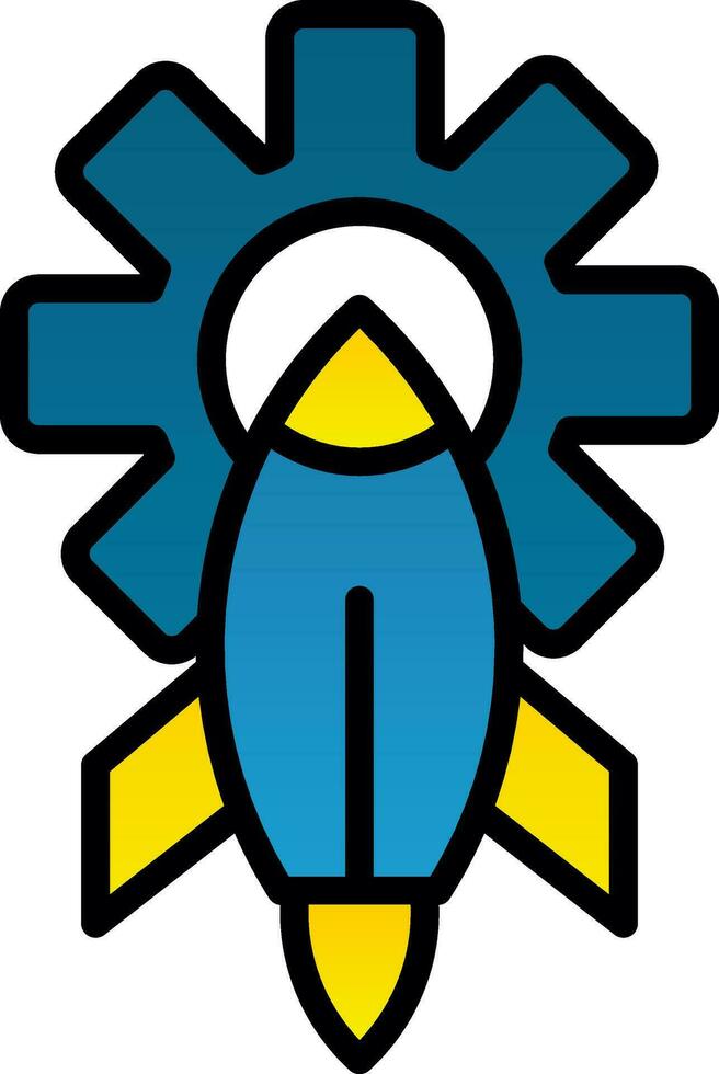 Rocket Vector Icon Design