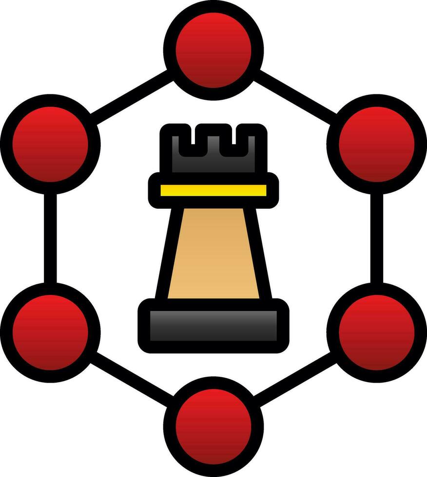 Business Strategy Vector Icon Design