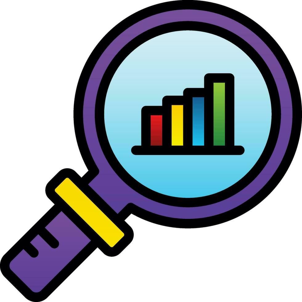 Analytics Vector Icon Design