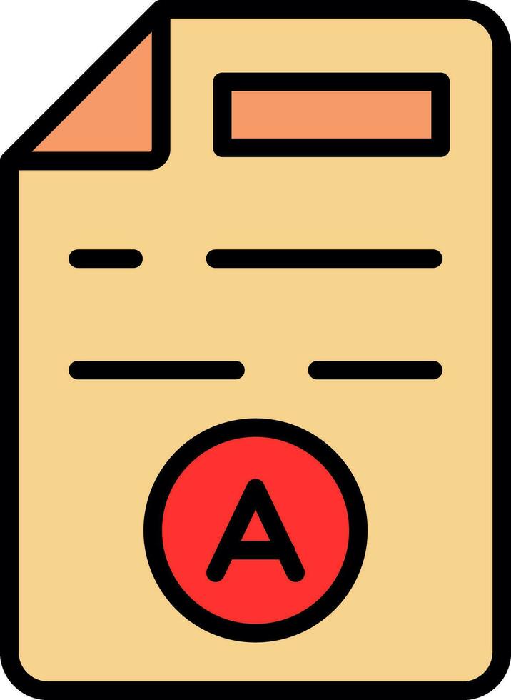 diseño de icono de vector de examen