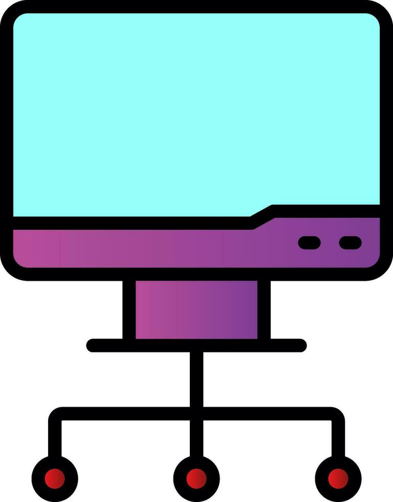 diseño de icono de vector de computadora