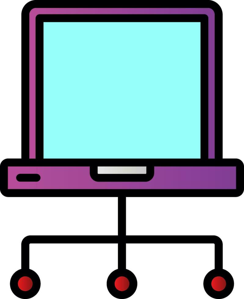 Laptop Vector Icon Design