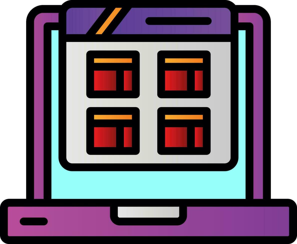 Website Vector Icon Design