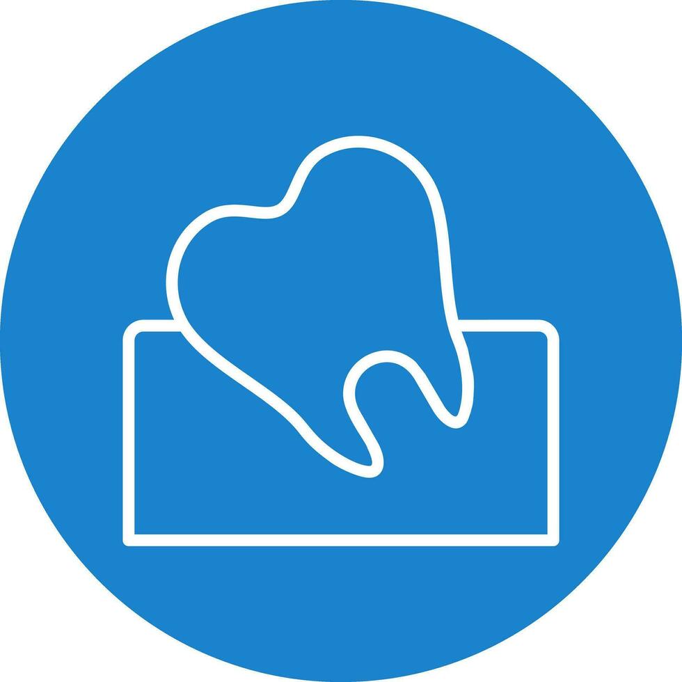 Wisdom Tooth Vector Icon Design