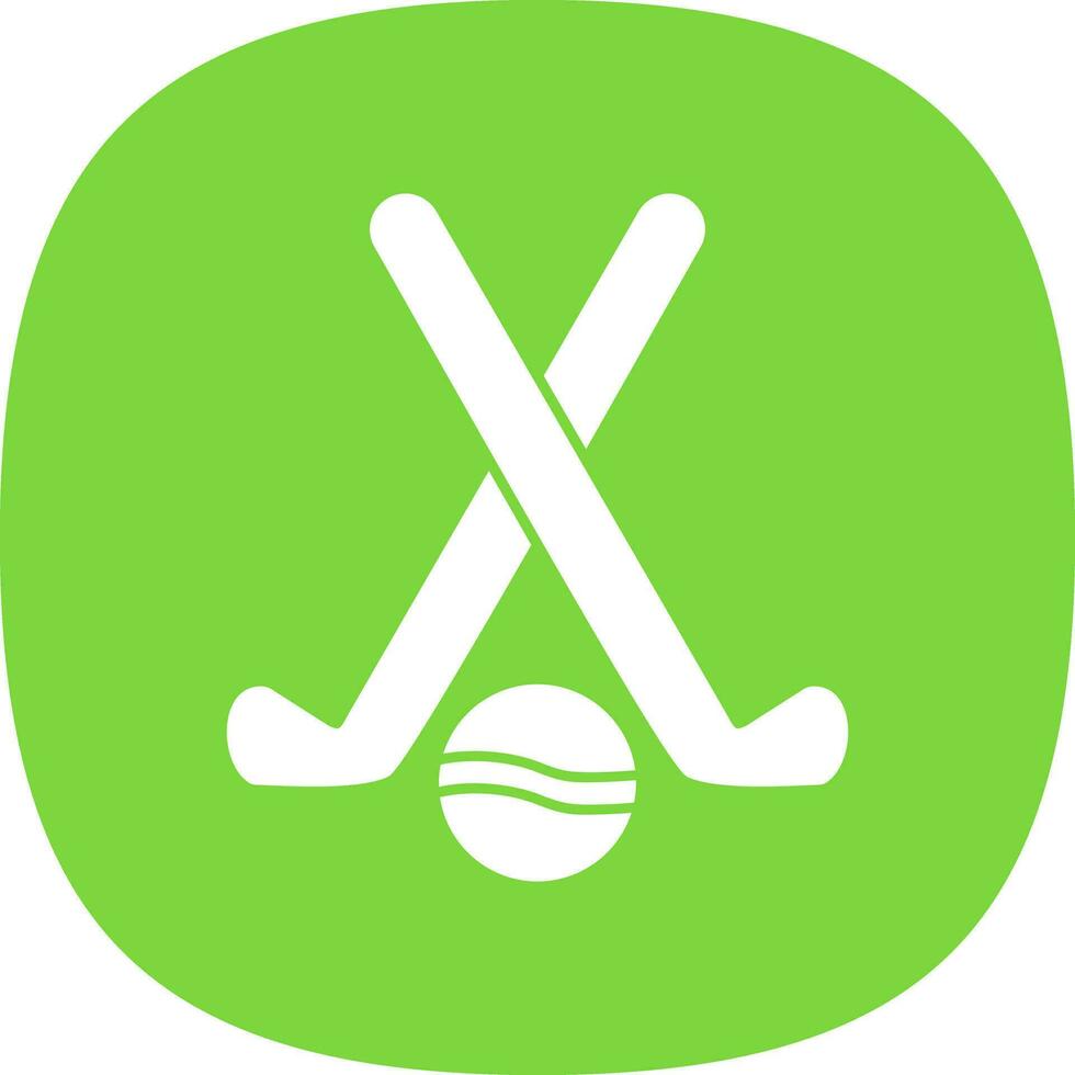 Golf stick Vector Icon Design