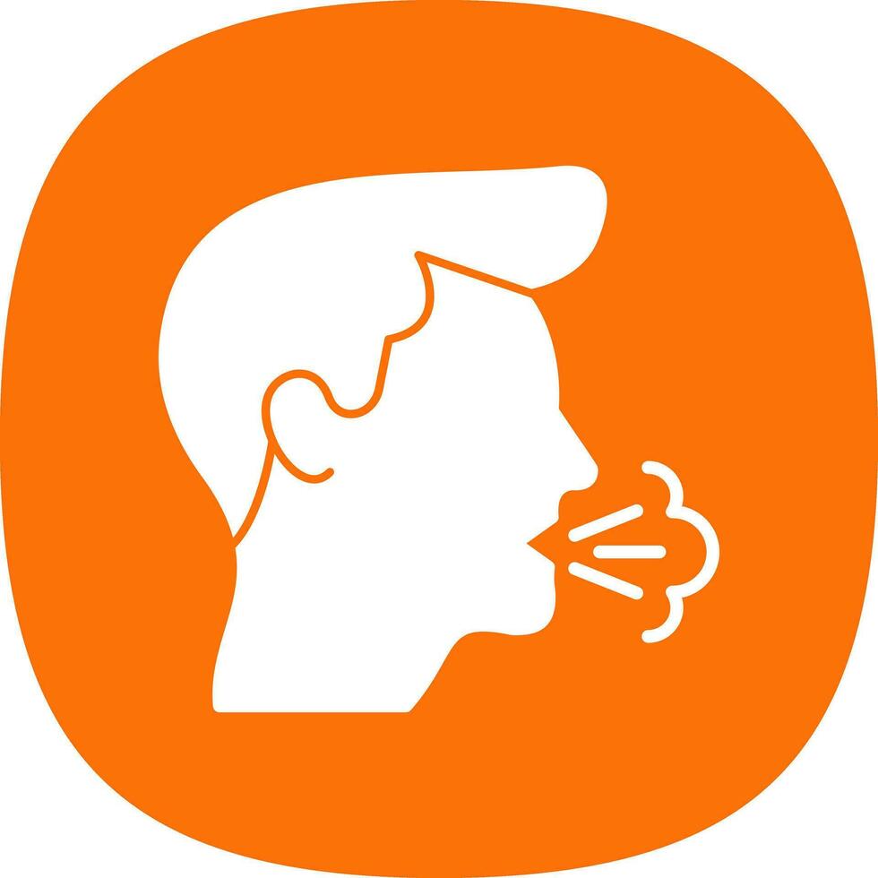 Cough Vector Icon Design