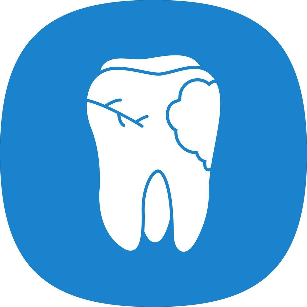 caries vector icono diseño