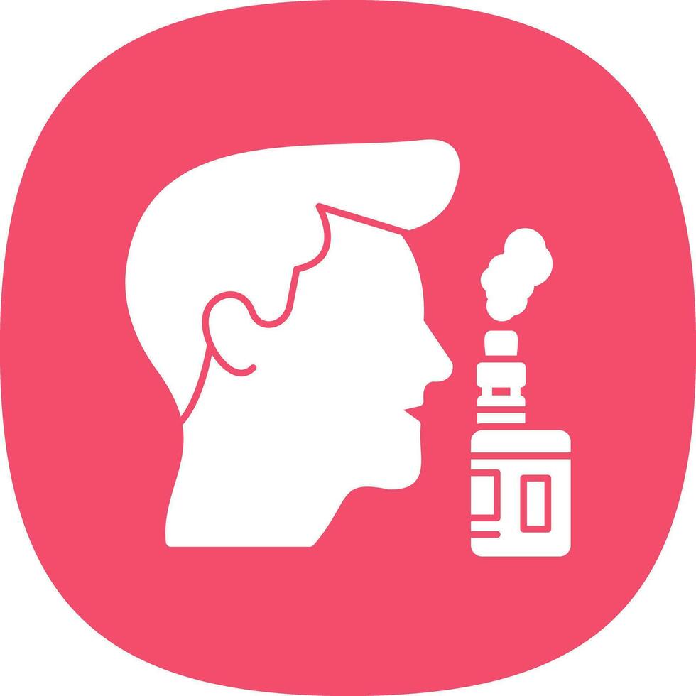 Vaper Vector Icon Design