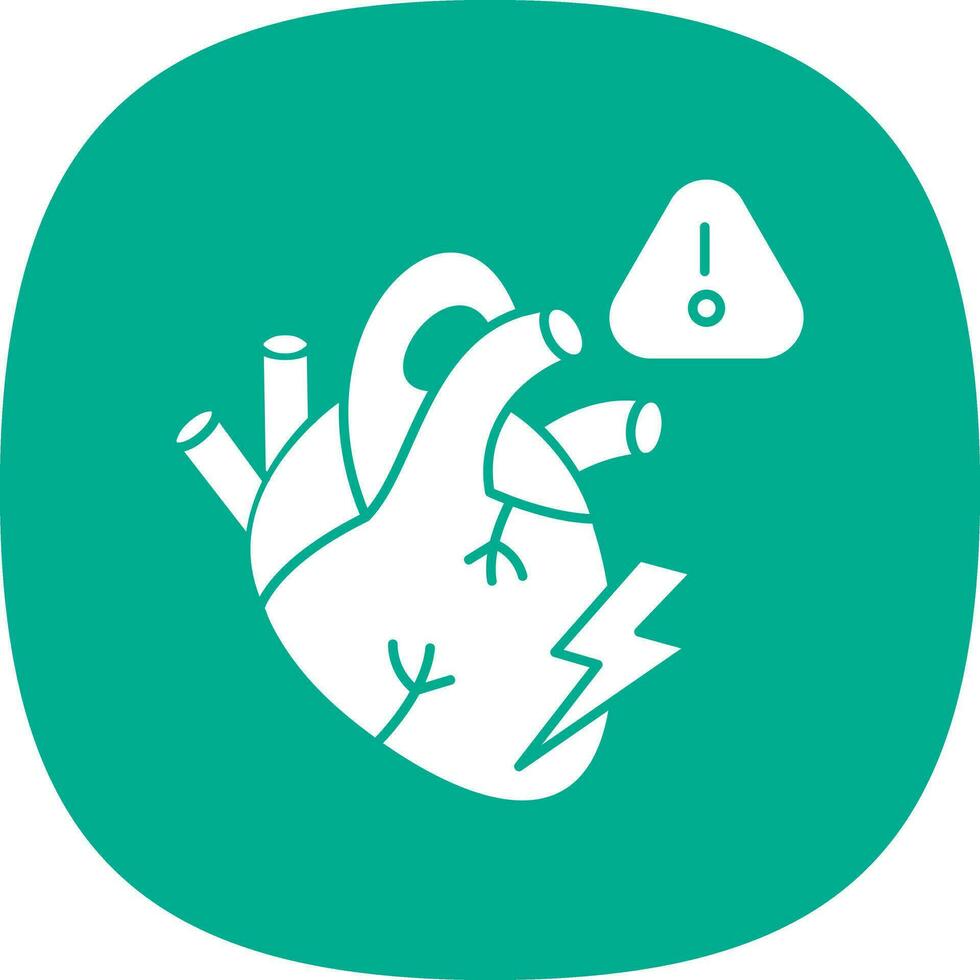 Heart attack Vector Icon Design