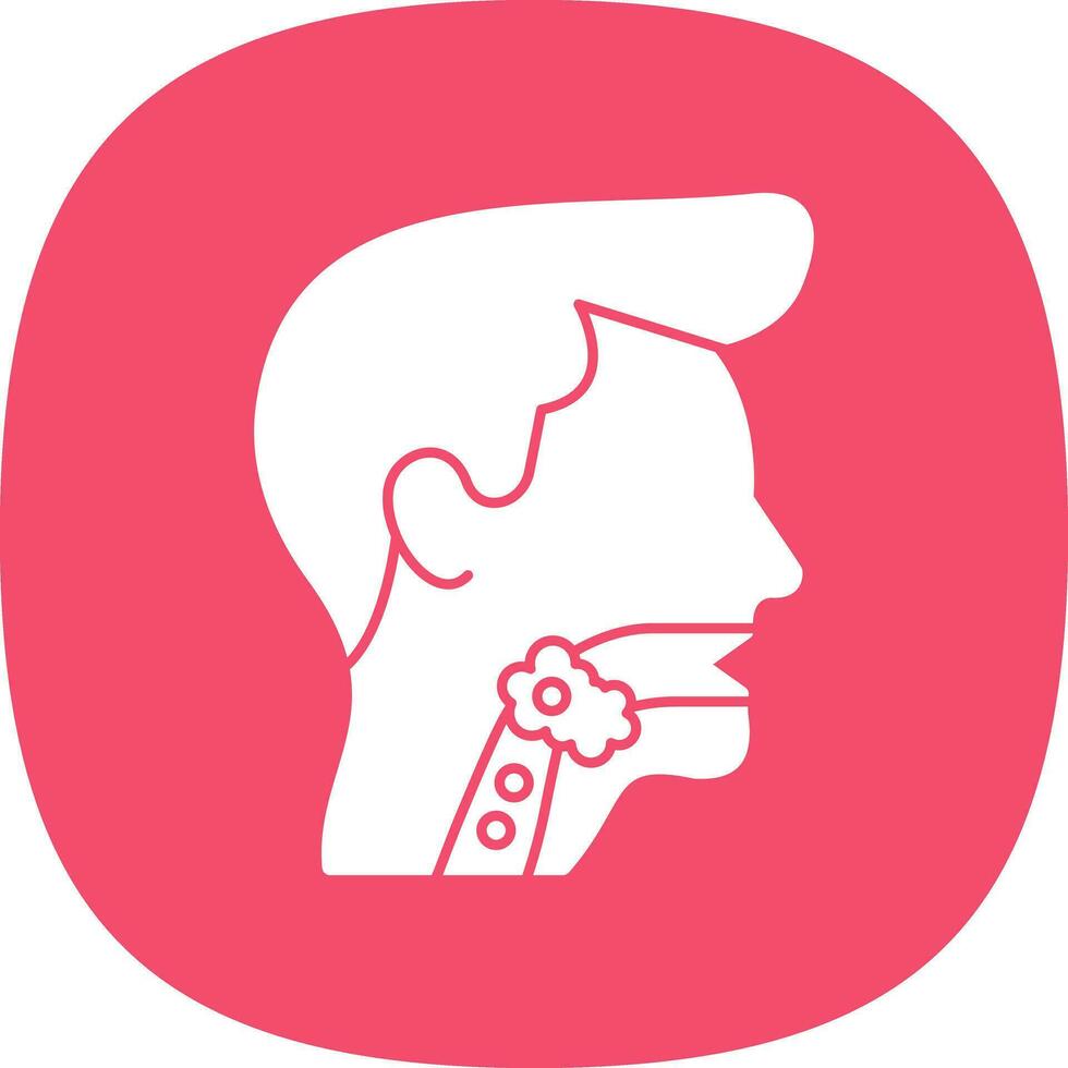 Throat cancer Vector Icon Design