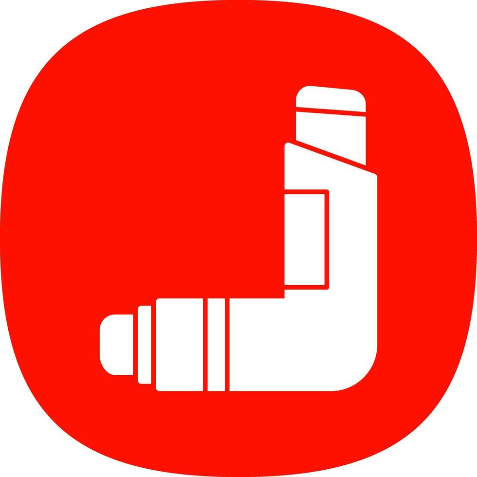 Inhaler Vector Icon Design