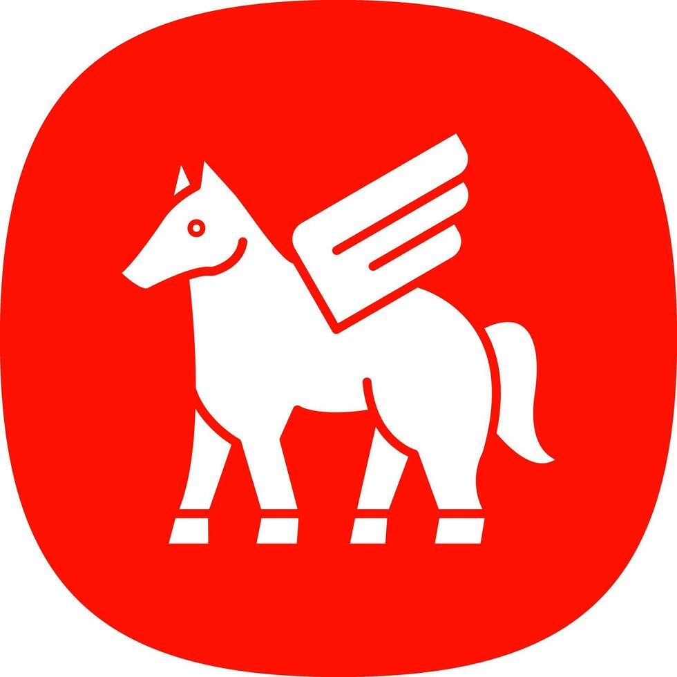 Pegaso vector icono diseño