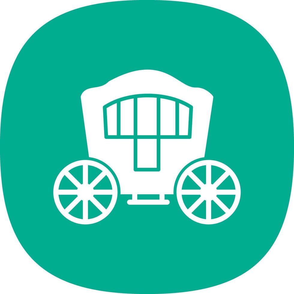 Carriage Vector Icon Design