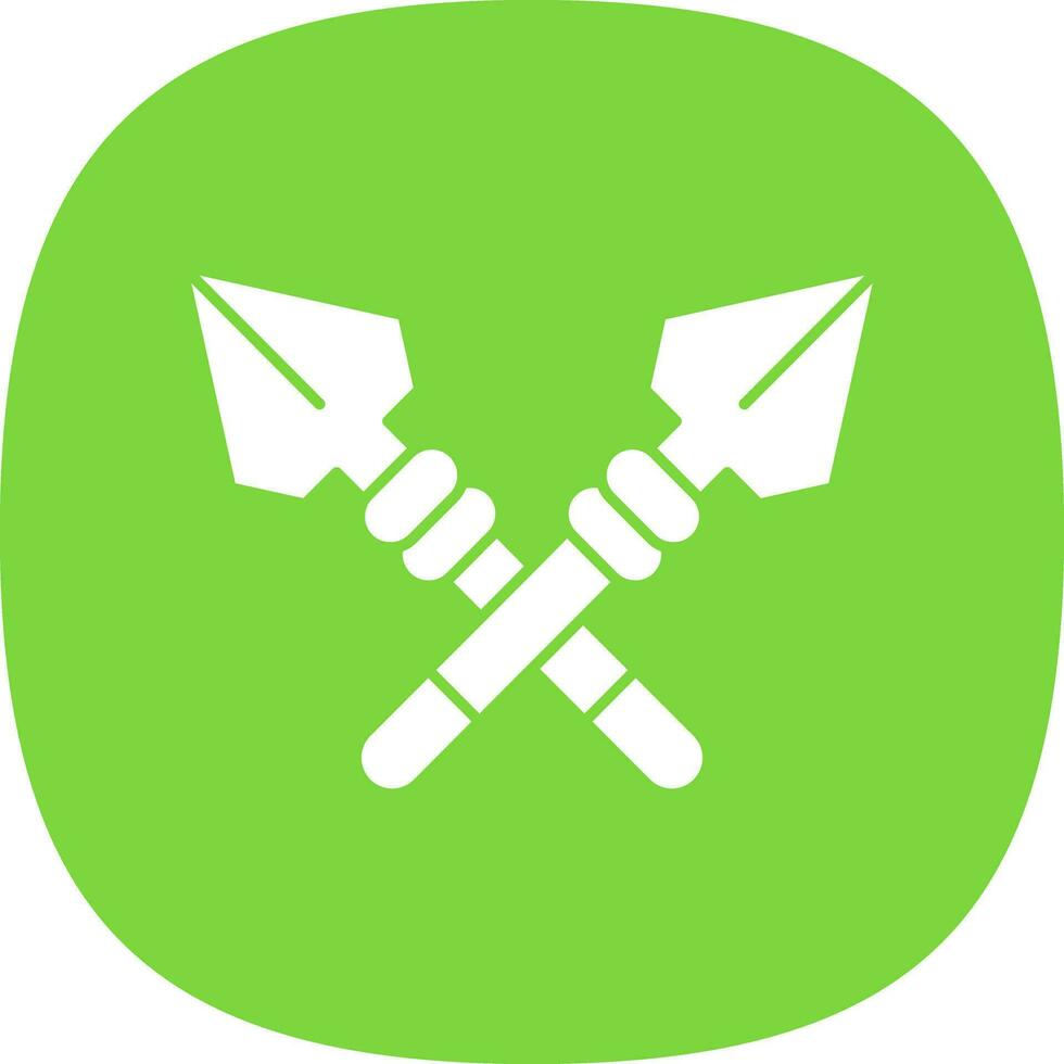 Spear Vector Icon Design