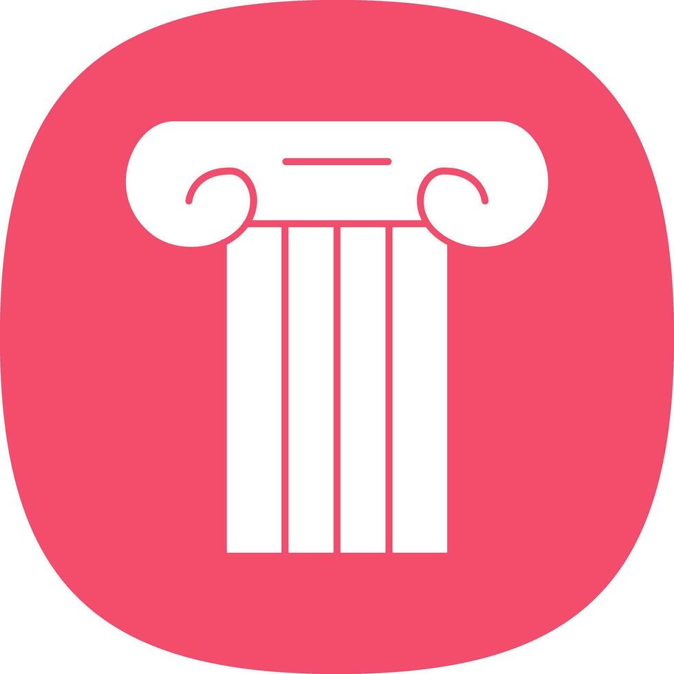 Ancient pillar Vector Icon Design