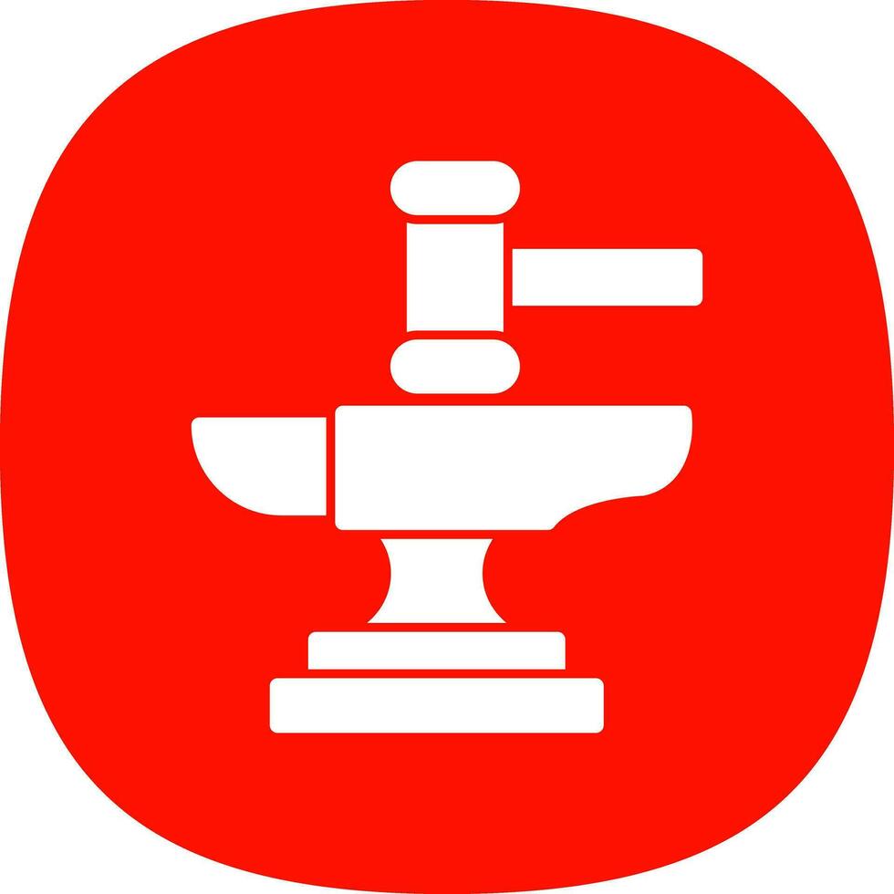 Anvil Vector Icon Design