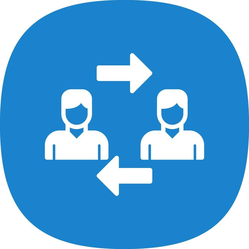 Interchangeability Vector Icon Design