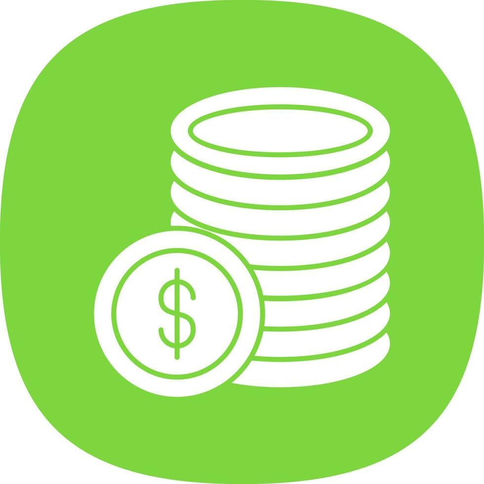 Coin Vector Icon Design