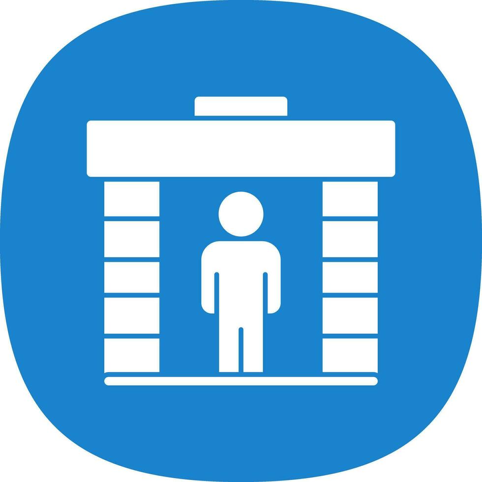 Metal detector Vector Icon Design