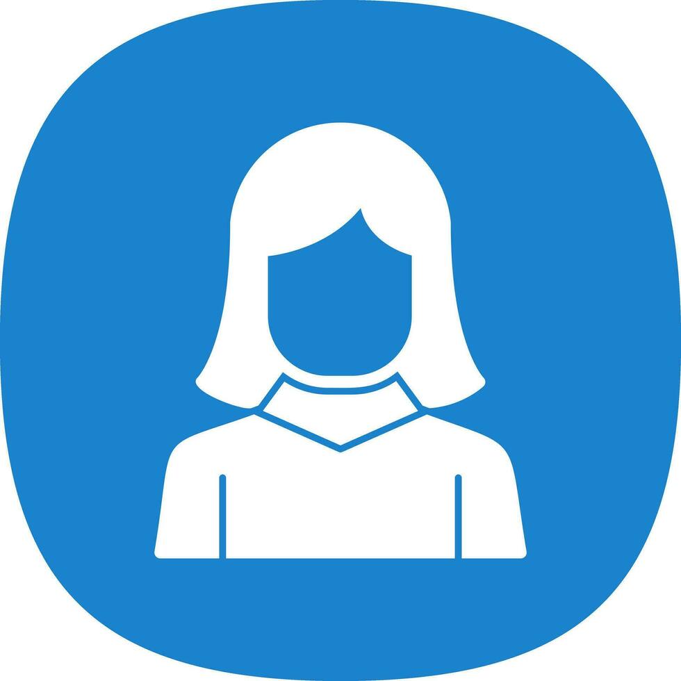 Girl Vector Icon Design