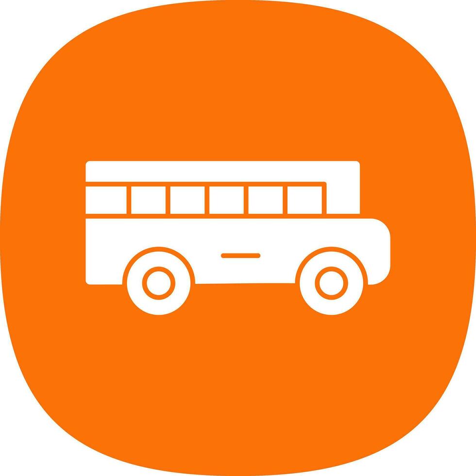 School bus Vector Icon Design