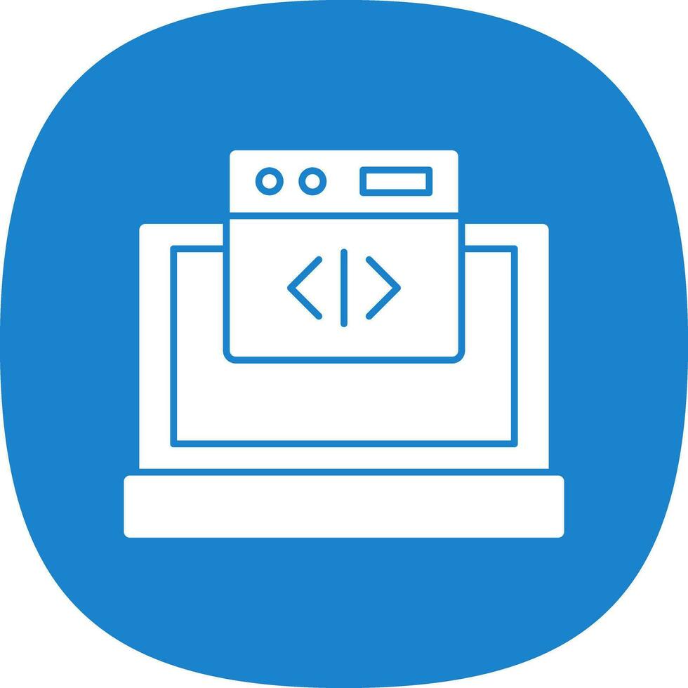 Web coding Vector Icon Design