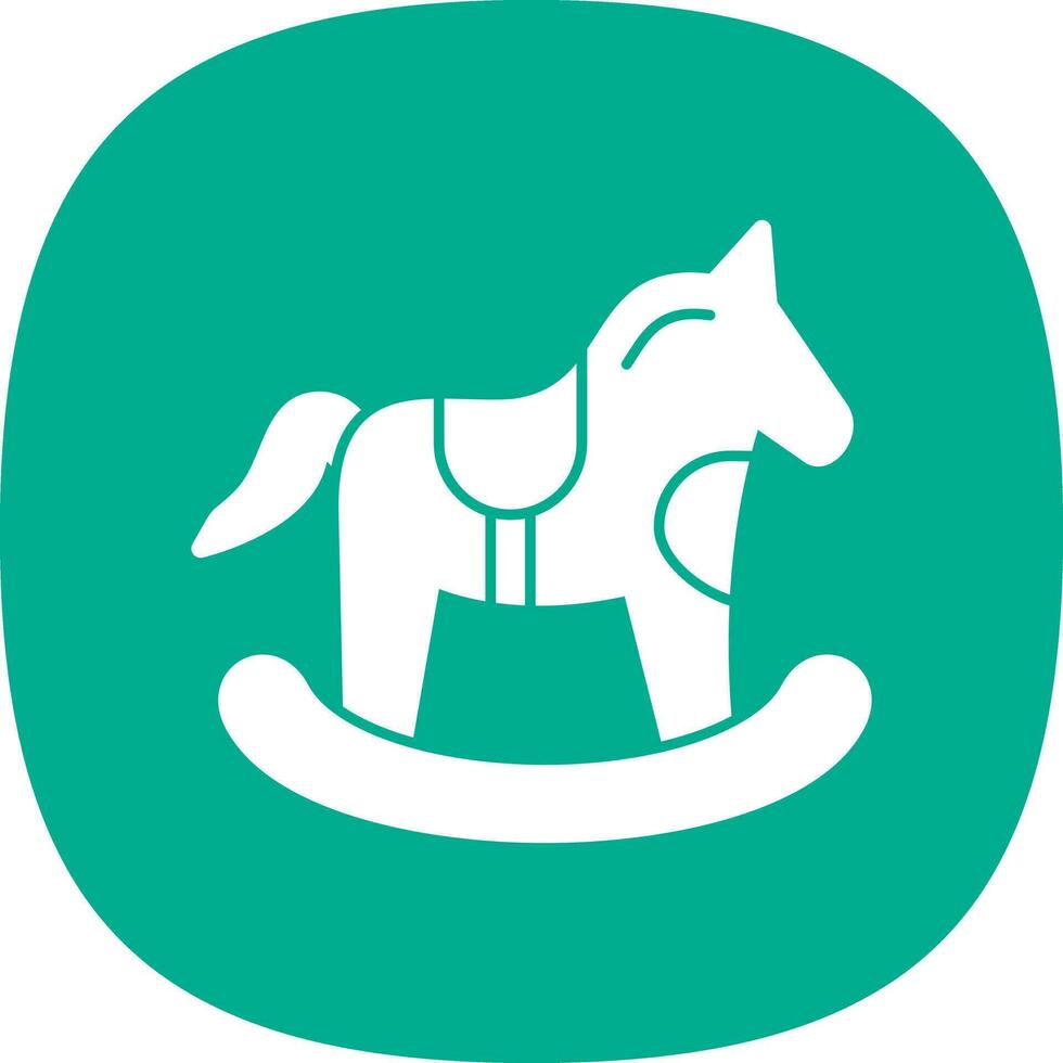 Horse toy Vector Icon Design