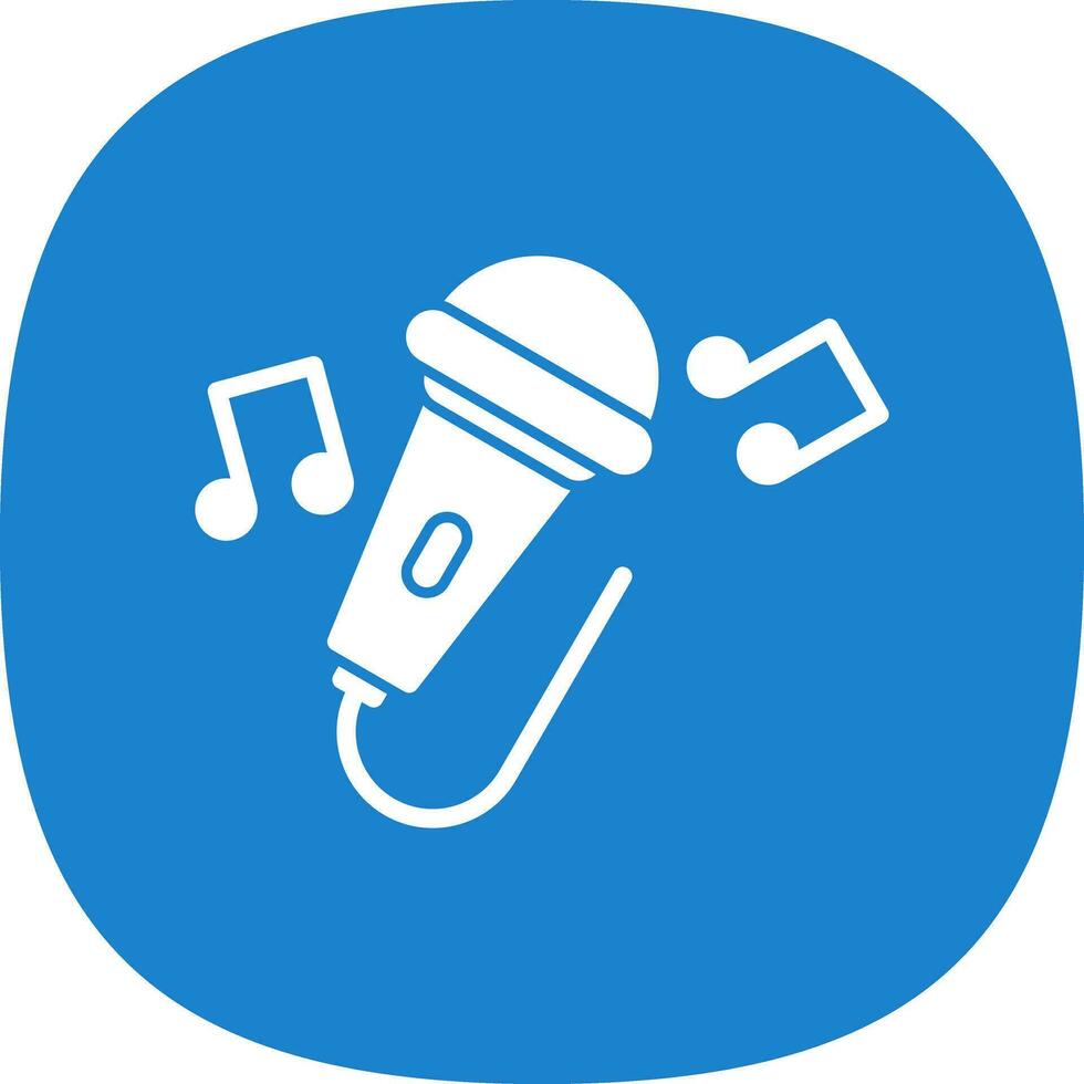 Singing Vector Icon Design
