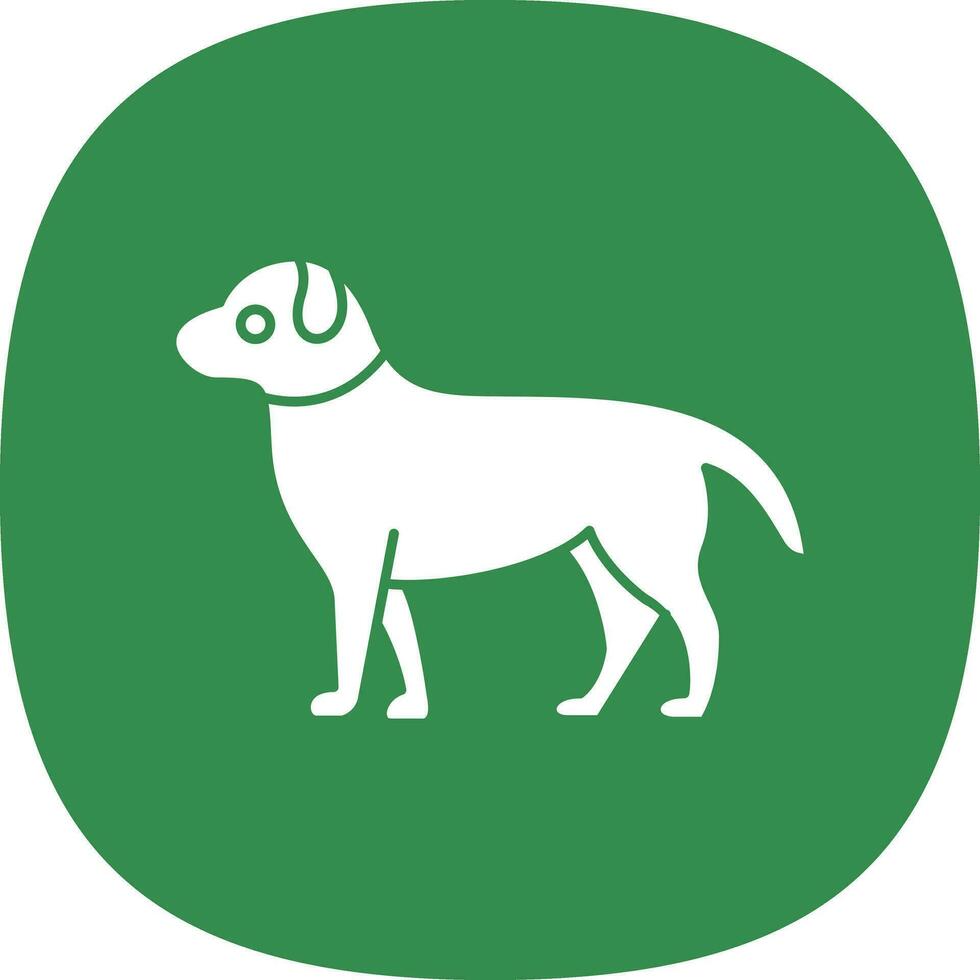 diseño de icono de vector de perro