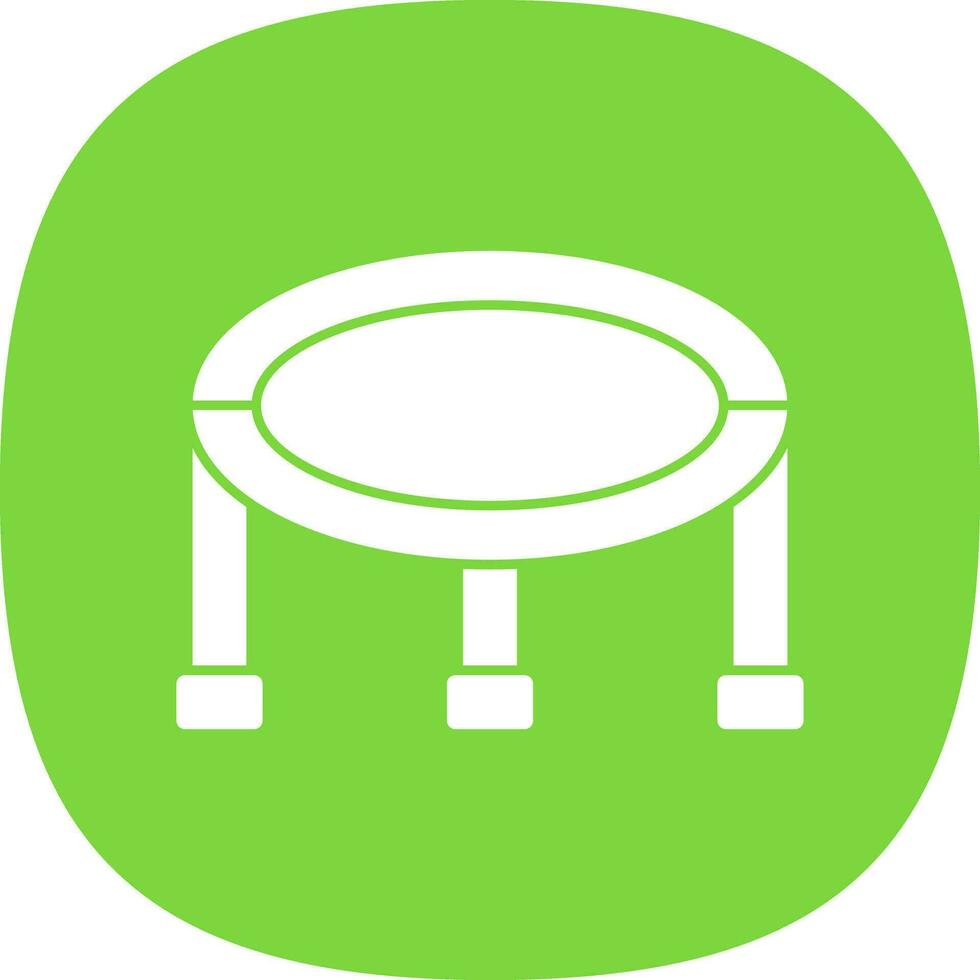 Trampoline Vector Icon Design